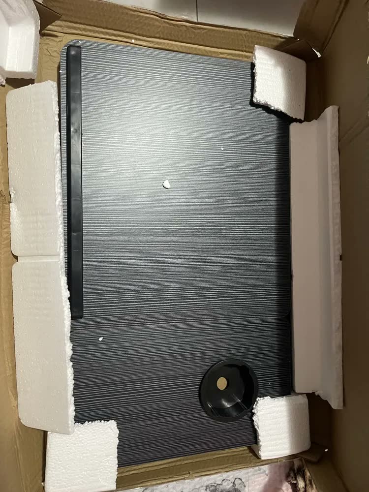 foto de Mesa Suporte Notebook Articulada Ergonômica Ajustavel Sofa Cama Mesina Home Office Preto