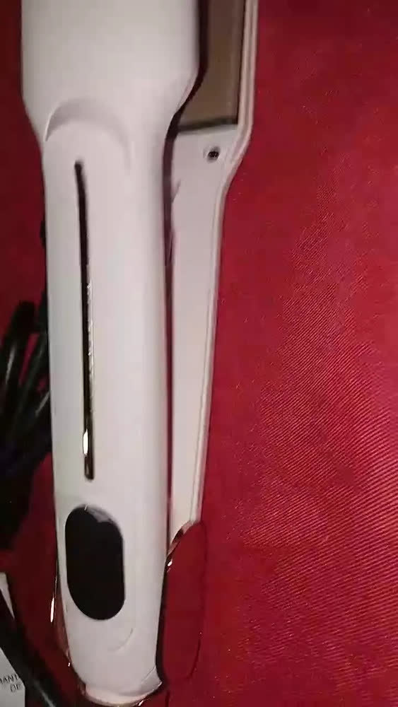 foto de Chapinha Profissional Kive KV-863 Prancha Alisadora, Modelador Inteligente, Ajustável, Infravermelho, Aquecimento Rápido, 230°C, Anti Frizz, Bivolt, Íons Negativos, Para Todos os Tipos de Cabelos