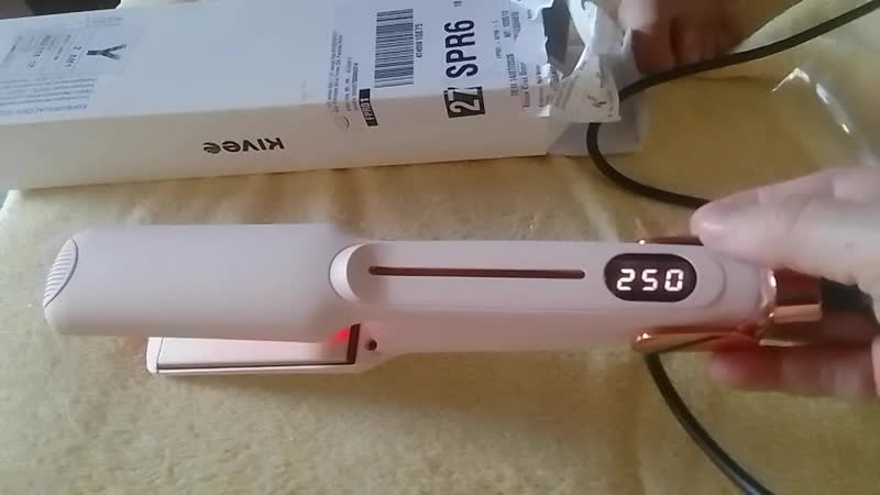 foto de Prancha De Cabelo Profissional 3 Em 1, Com Infravermelho E íons Negativos, 12 Níveis De Ajuste, Com Display LCD,30s Aquecimento Rápido Dupla Tensão, Reduzir O Frizz, Para Todos Os Tipos De Cabelo