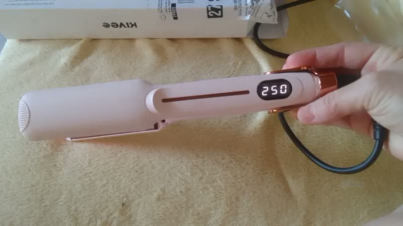 foto de Prancha De Cabelo Profissional 3 Em 1, Com Infravermelho E íons Negativos, 12 Níveis De Ajuste, Com Display LCD,30s Aquecimento Rápido Dupla Tensão, Reduzir O Frizz, Para Todos Os Tipos De Cabelo