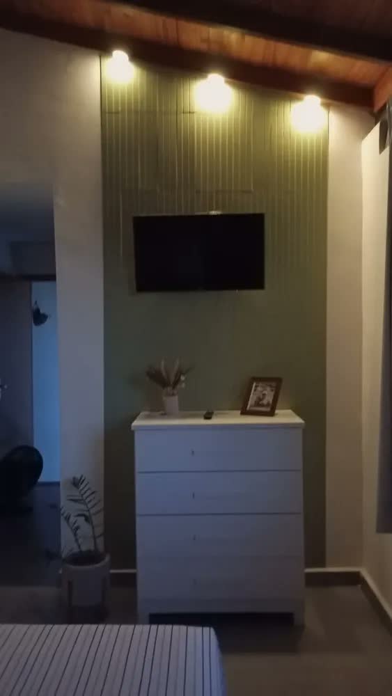 foto de 20 Placas Adesivas Mdf Ripado Decoração Cabeceira Colorido