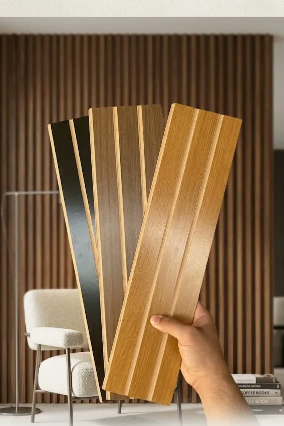 20 Placas Adesivas Mdf Ripado Decoração Cabeceira Colorido