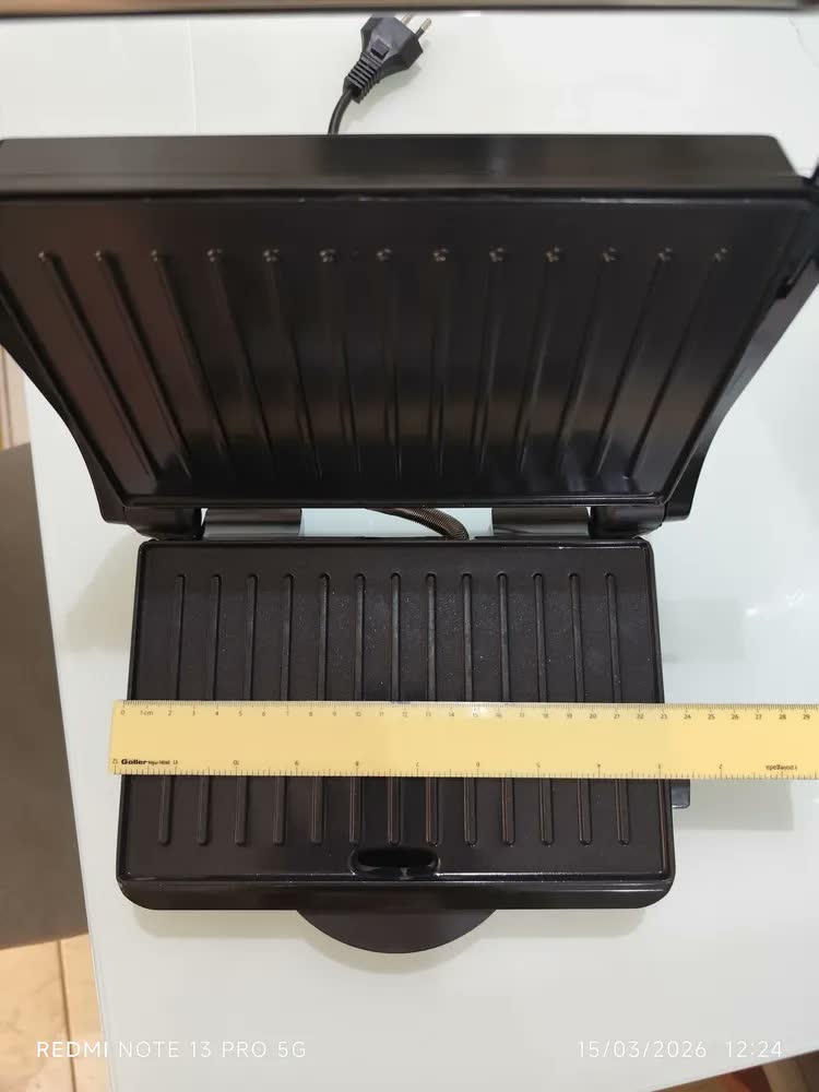 foto de Sanduicheira Grill Antiaderente Fritadeira 800w Wap 2 Em 1