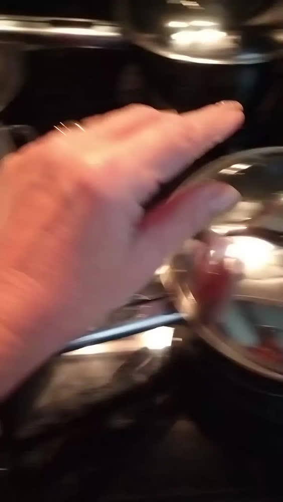 foto de Jogo Panelas Tramontina Allegra 4 Peças Aço Inox Fundo Triplo Indução Prateado Caçarola Frigideira Cozinha Fogão Gás Elétrico Cooktop