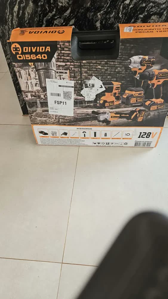 foto de Kit Multi ferramentas 4 Em 1 48V Sem Fio Com 2 Baterias Furadeira Parafusadeira Martelete Esmerilhadeira Chave De Impacto Com Maleta Alta Potência Uso Profissional Doméstico Multiferramentas Hardline