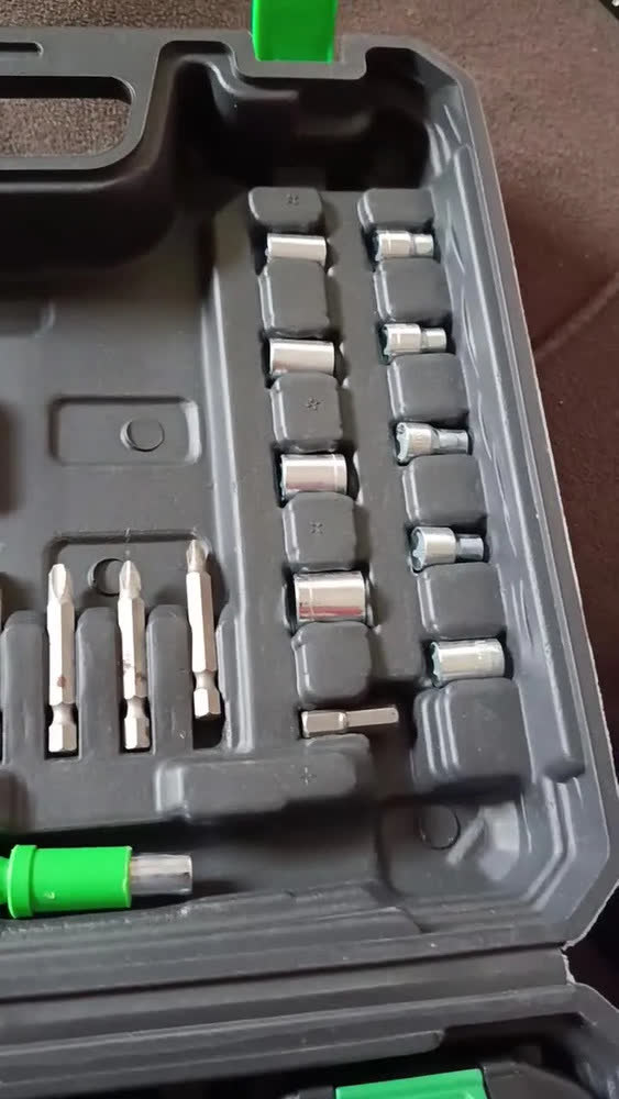 foto de Furadeira Parafusadeira Shawty Sem Fio 48Nm 20V com 2 Baterias e 26 Brocas