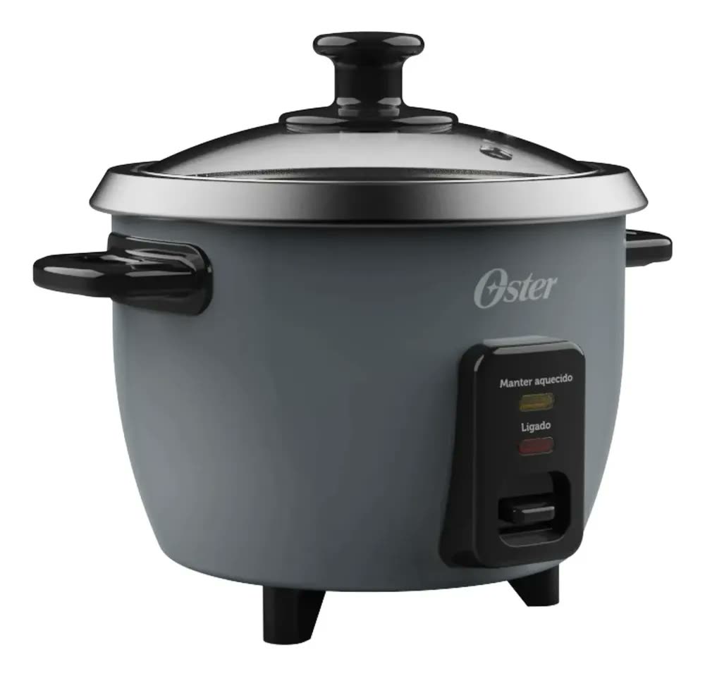 Panela Elétrica De Arroz Oster Grafite Pan306 Cinza-escuro