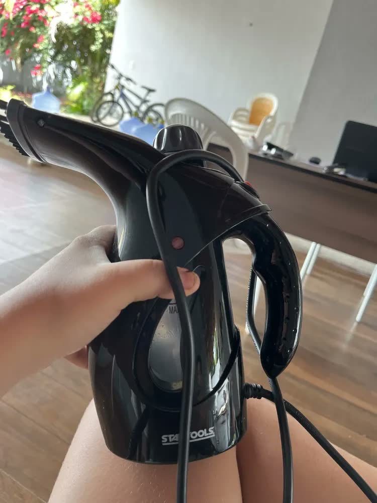 foto de Vaporizador de Roupa Portátil Relâmpago Imperial, Passadeira a Vapor Manual para Tecidos