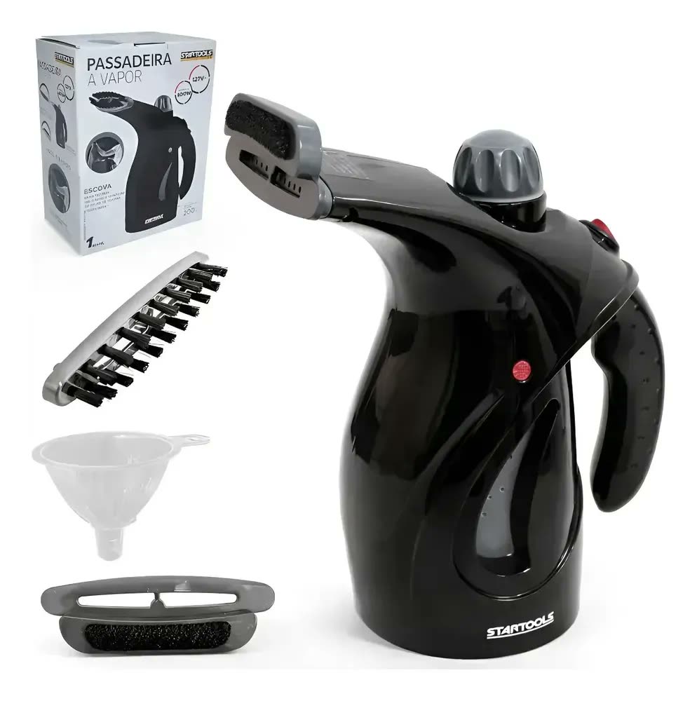Vaporizador Portátil de Roupa Passadeira a Vapor 800W para Tecidos