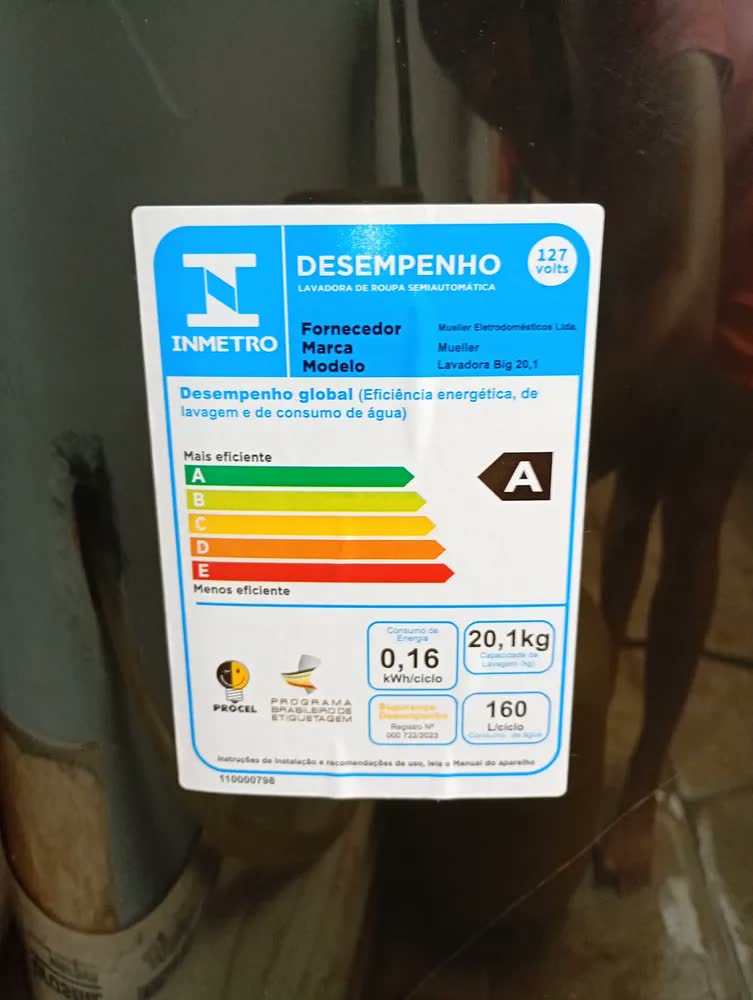 foto de Tanquinho De Lavar Roupa Mueller 20kg Aquatec Não Transborda Branco