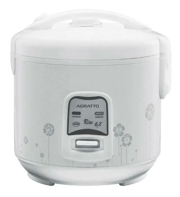 Panela Elétrica De Arroz Riso Pa6x Agratto Cor Branco Frequência 60 Hz