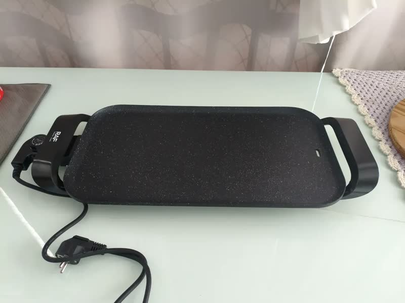 foto de Churrasqueira Elétrica Portátil Chapa Grill 1800w 220 Volts Preto