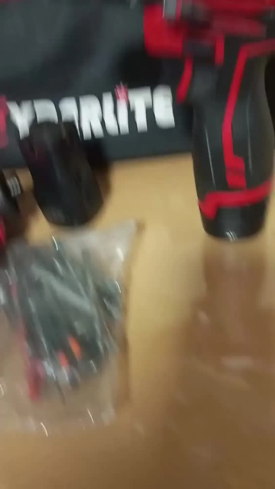 foto de Furadeira Parafusadeira de Impacto Brushless CyberLite 16.8V, com 3 Baterias e Bolsa