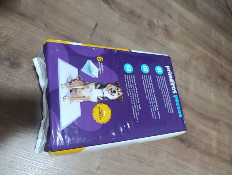 foto de Tapete Higiênico 60x60cm 50 Unidades Descartável Cachorro Cão Pet Fralda Manta Absorvente Nexmidiopet