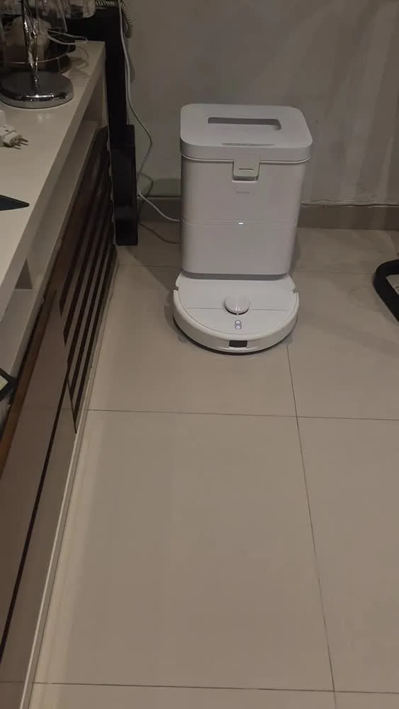 foto de Robô Aspirador Xiaomi Robot Vacuum H50 Base Auto Esvaziamento 10000pa Branco