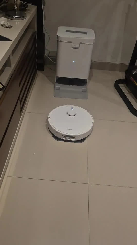 foto de Robô Aspirador Xiaomi Robot Vacuum H50 Base Auto Esvaziamento 10000pa Branco