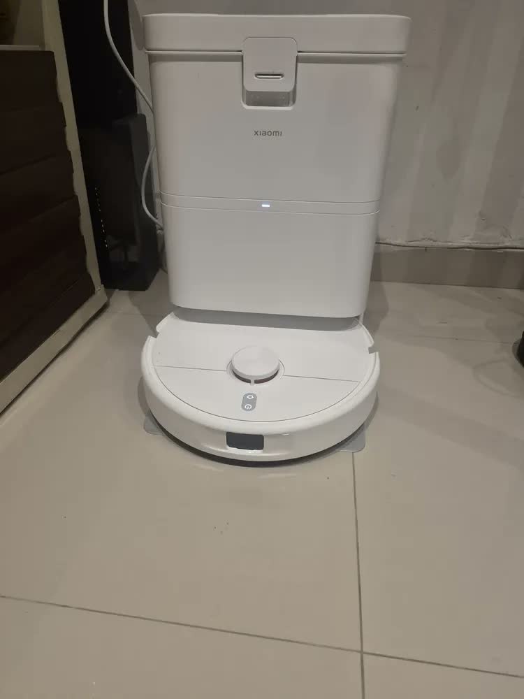 foto de Robô Aspirador Xiaomi Robot Vacuum H50 Base Auto Esvaziamento 10000pa Branco