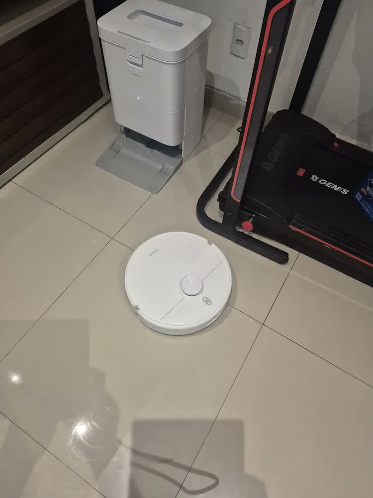 foto de Robô Aspirador Xiaomi Robot Vacuum H50 Base Auto Esvaziamento 10000pa Branco