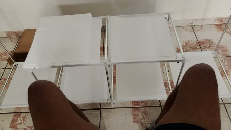 foto de Guarda Roupa Dobrável Organizador Portátil Armário Grande