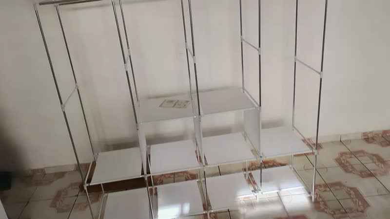 foto de Guarda Roupa Dobrável Organizador Portátil Armário Grande