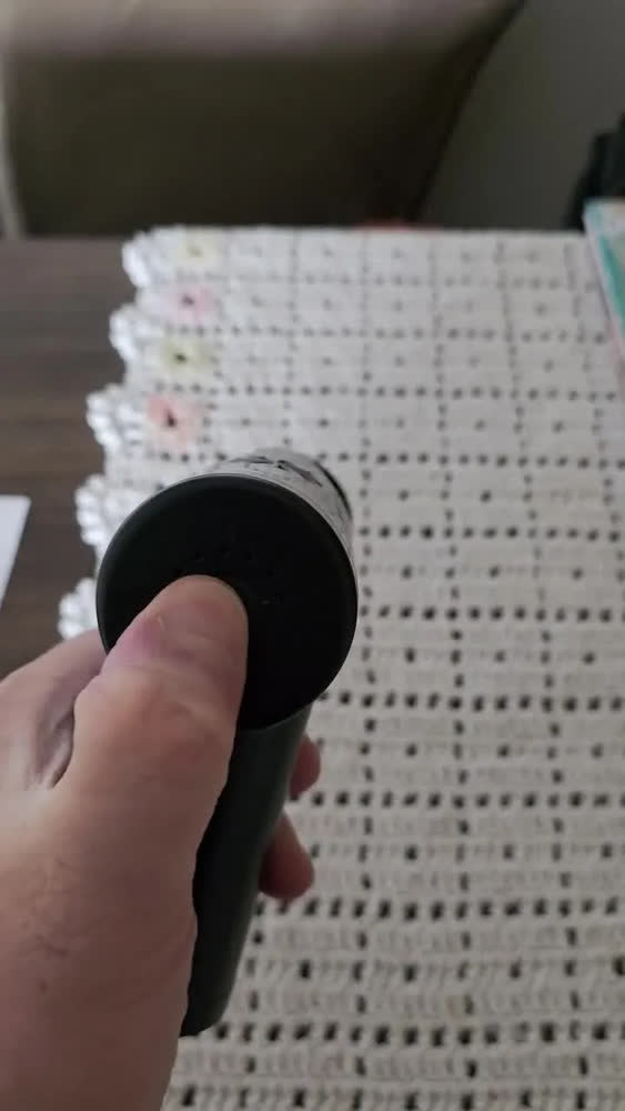foto de Pistola Massageadora Profissional Muscular Portátil Com 4 Cabeças E 6 Velocidades Para Timer Automático Inova Cinza