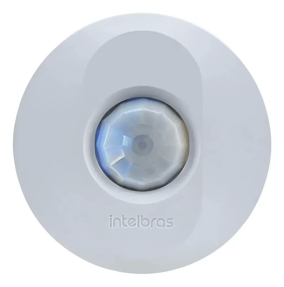 Sensor de Presença Intelbras Para Teto com Fotocélula, Branco