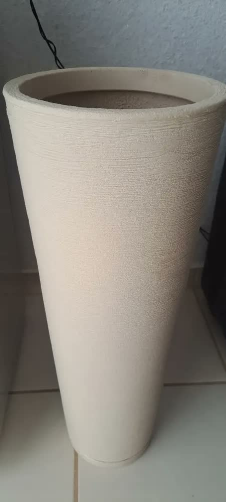 foto de Vaso De Planta Decorativo Alto 60cm Grande Luxo Textura
