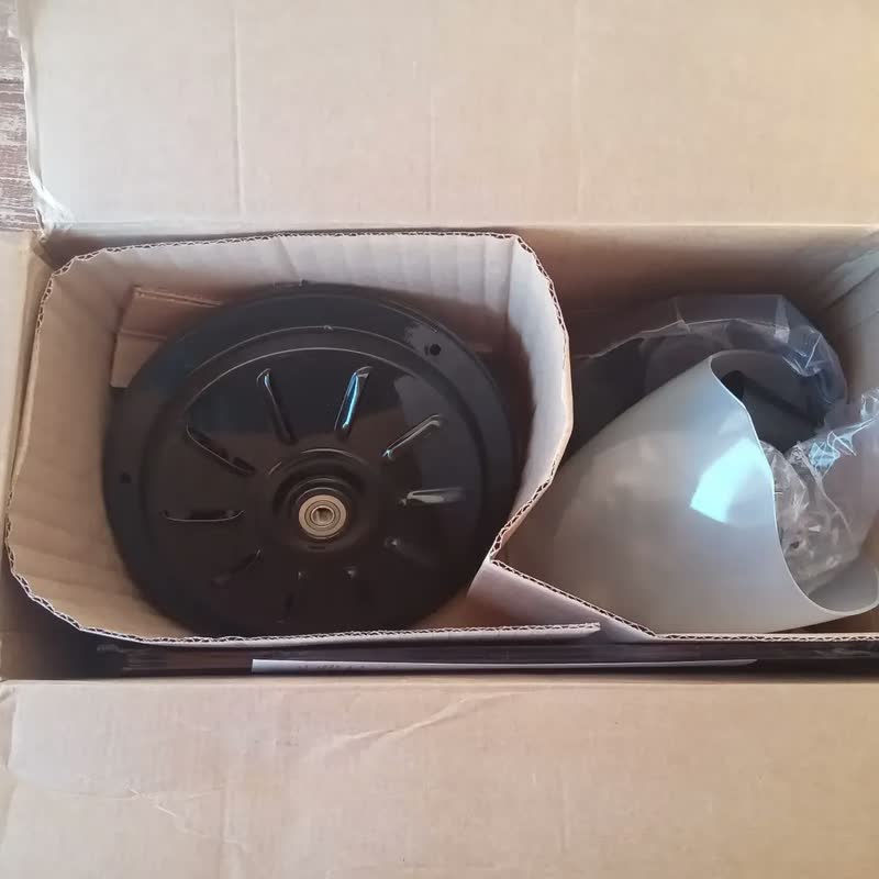 foto de Ventilador De Teto Ventilow Luna Turbo 3 Pás Cor Mogno Cor Da Estrutura Preto 150w De Potência Moderno E Silencioso