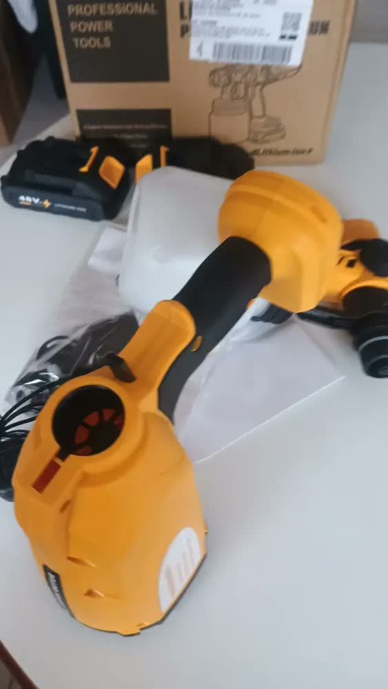 foto de Pistola De Pintura Pulverizadora Pinto Sem Fi 2 Bateria 48v