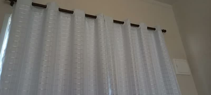 foto de Cortina Blackout Pvc Voil 2,80x2,30m Sala E Quarto Cinza