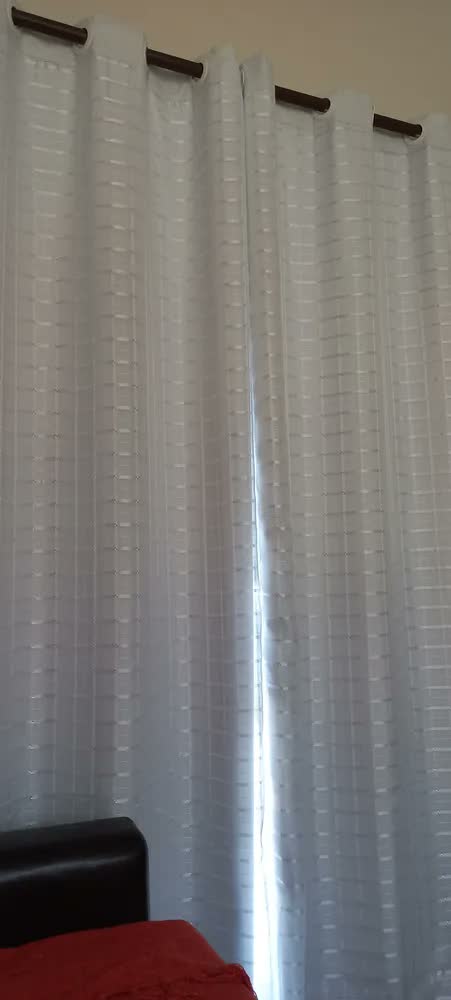 foto de Cortina Blackout Pvc Voil 2,80x2,30m Sala E Quarto Cinza