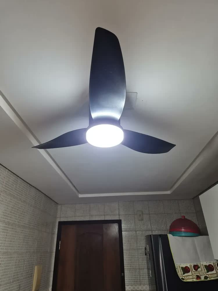 foto de Ventilador De Teto Hilife Led Cct Silencioso Com Controle Remoto