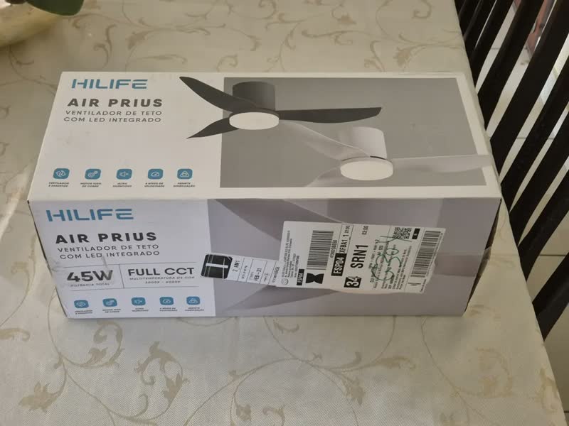 foto de Ventilador De Teto Hilife Led Cct Silencioso Com Controle Remoto