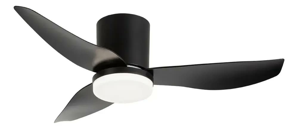 Ventilador De Teto Hilife Led Cct Silencioso Com Controle Remoto