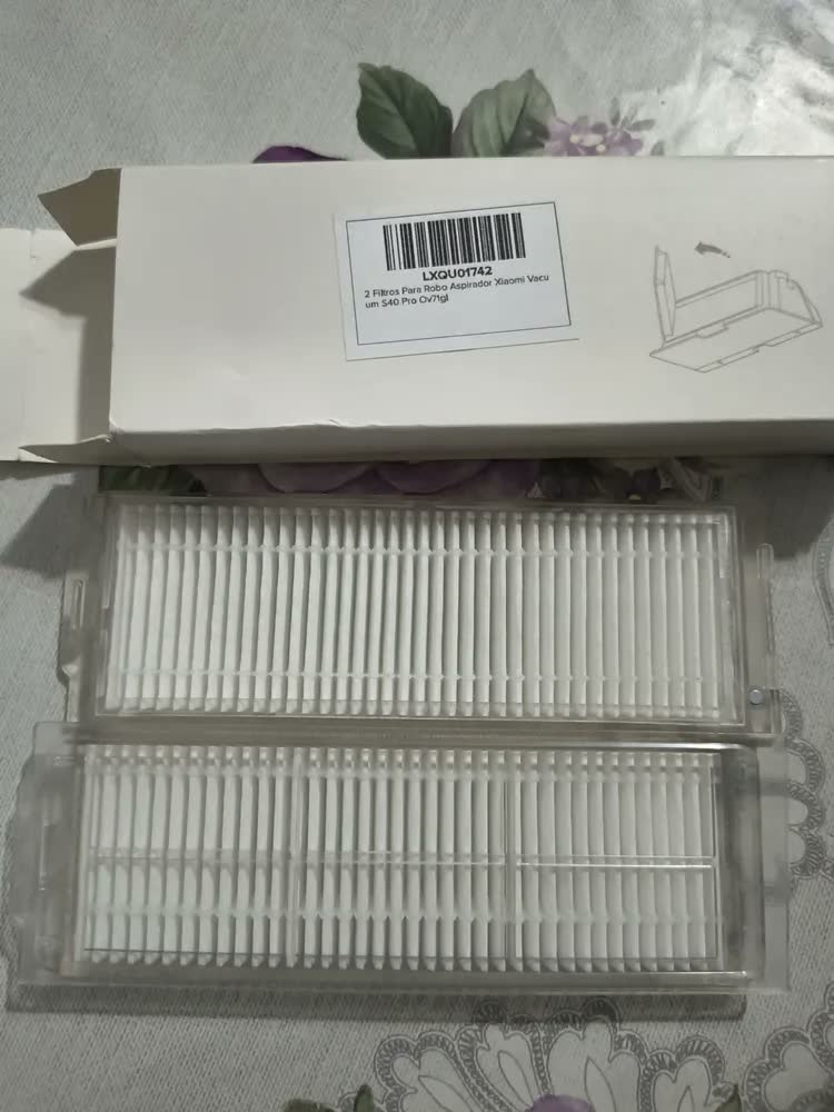foto de Kit 2 Filtro Hepa Para Robo Aspirador Xiaomi Vacuum S40 Ov81 15cm