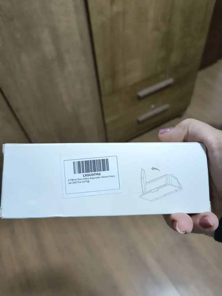 foto de Kit 2 Filtro Hepa Para Robo Aspirador Xiaomi Vacuum S40 Ov81 15cm