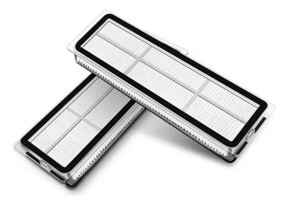 Kit 2 Filtro Hepa Para Robo Aspirador Xiaomi Vacuum S40 Ov81 15cm