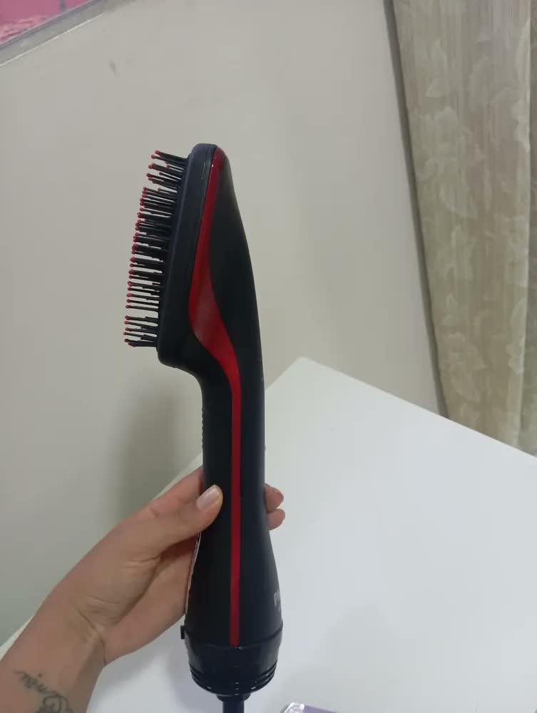 foto de Escova Secadora Modeladora Philco Soft Brush 1200w