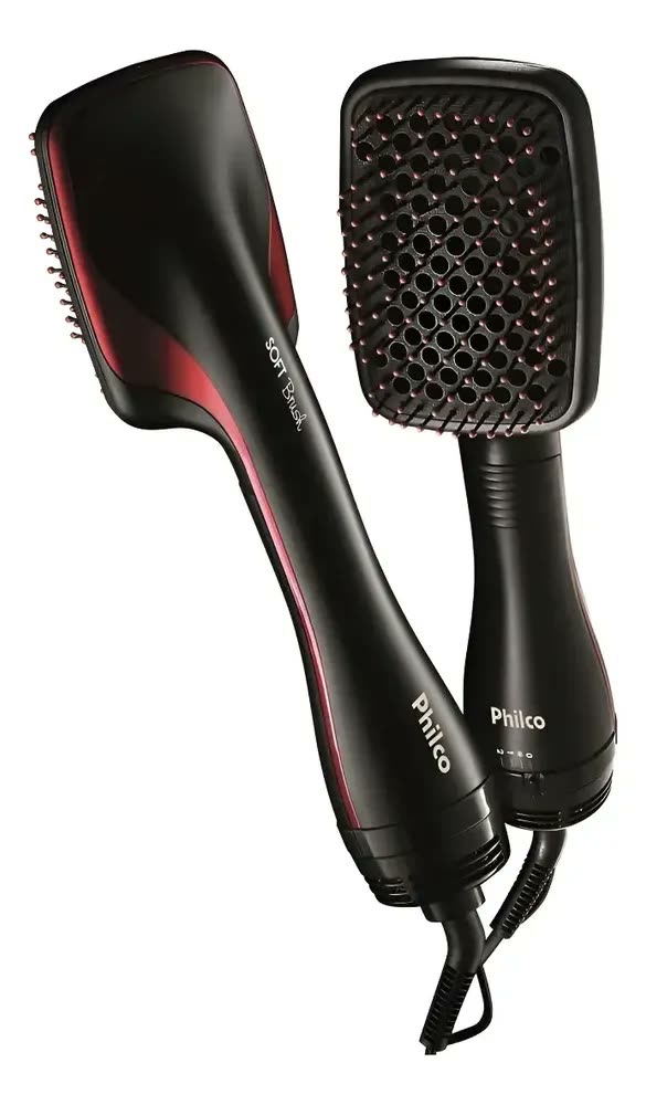 foto de Escova Secadora Modeladora Philco Soft Brush 1200w