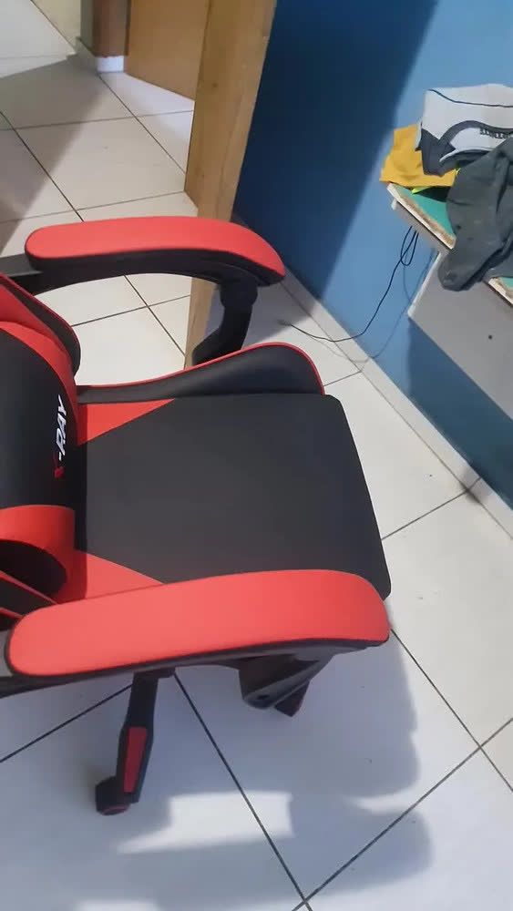 foto de Cadeira Gamer X-ray Para Jogos/escritório Confortável Cor Azul