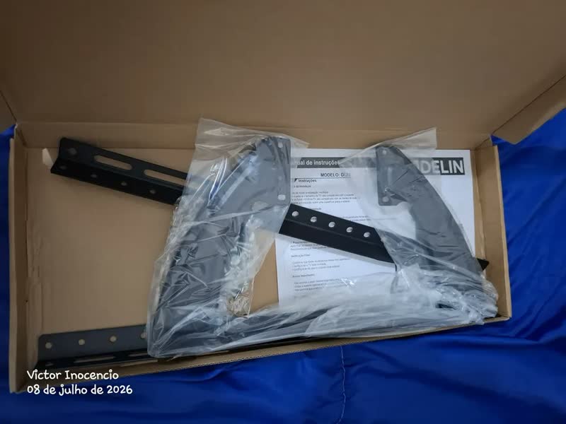 foto de Suporte Universal Tv Monitor Mesa Base Pé Delin 36 A 75 Polegadas Até 50kg Base Firme