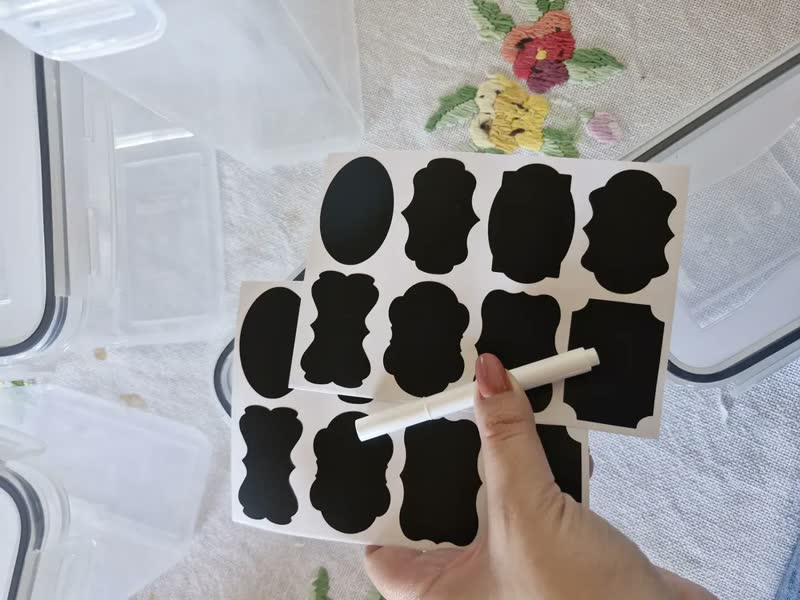 foto de Kit 15 Potes Hermético Cadencia Mantimentos Quadrado Cozinha Branco Rishon 22,4 Litros