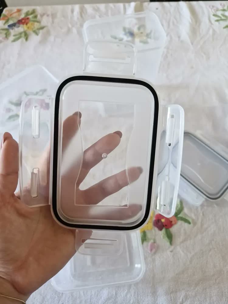foto de Kit 15 Potes Hermético Cadencia Mantimentos Quadrado Cozinha Branco Rishon 22,4 Litros
