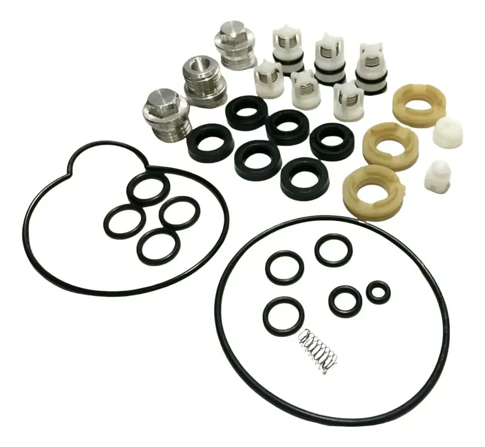 foto de Kit Válvula E Reparo Gaxeta Retentor Para Lavadora Wap Diamante Vonder Lav1200 Lav1400 Kala Lk1200 Lk1305 Lk1522 Tekna Hlx100 Hlx105 Hlx120 Intech Texas Alabama Nevada Black&decker Bw14 Bw16 Pw1300