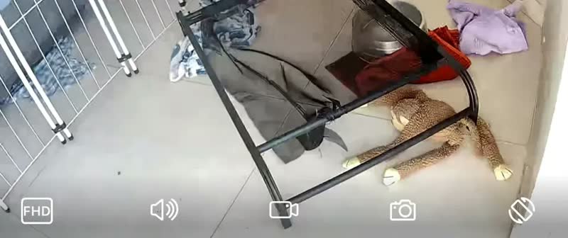 foto de Cama Suspensa Grande Cachorros Textilene Preto 93cmx58cmx18cm