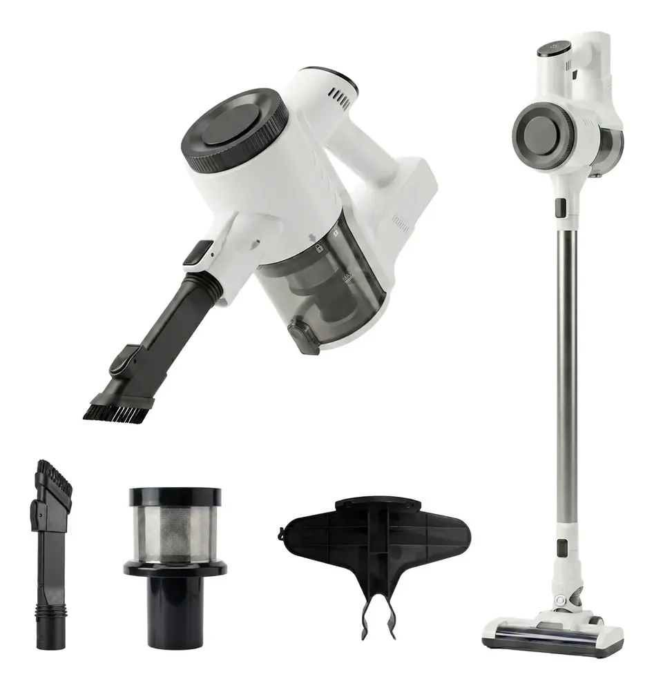 foto de Aspirador de po vertical portatil sem fio para casa carro branco