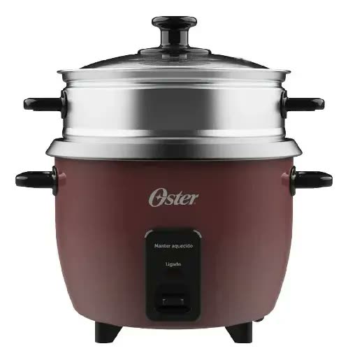 Panela Elétrica De Arroz 1l Oster Bordô Oster