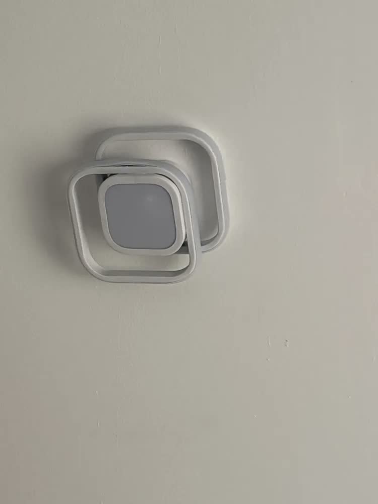foto de Luminária De Teto Moderna,plafon Sobrepor Lustre Led 3 Em 1 Amarelo