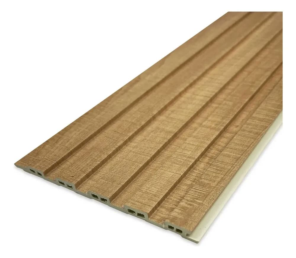 Painel Ripado Wpc Parede Teto Easy Talatto 270x15cm Cor Carvalho
