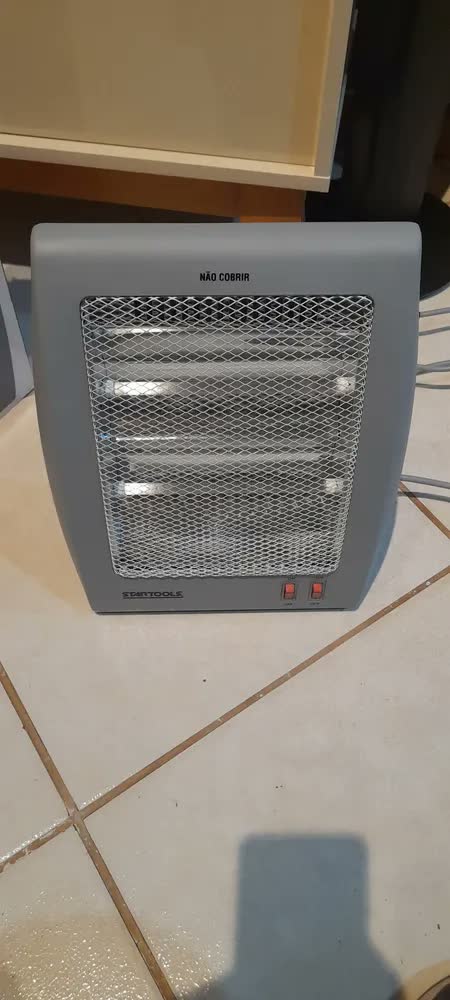 foto de Aquecedor De Ambiente 800w rápido aquecimento cinza